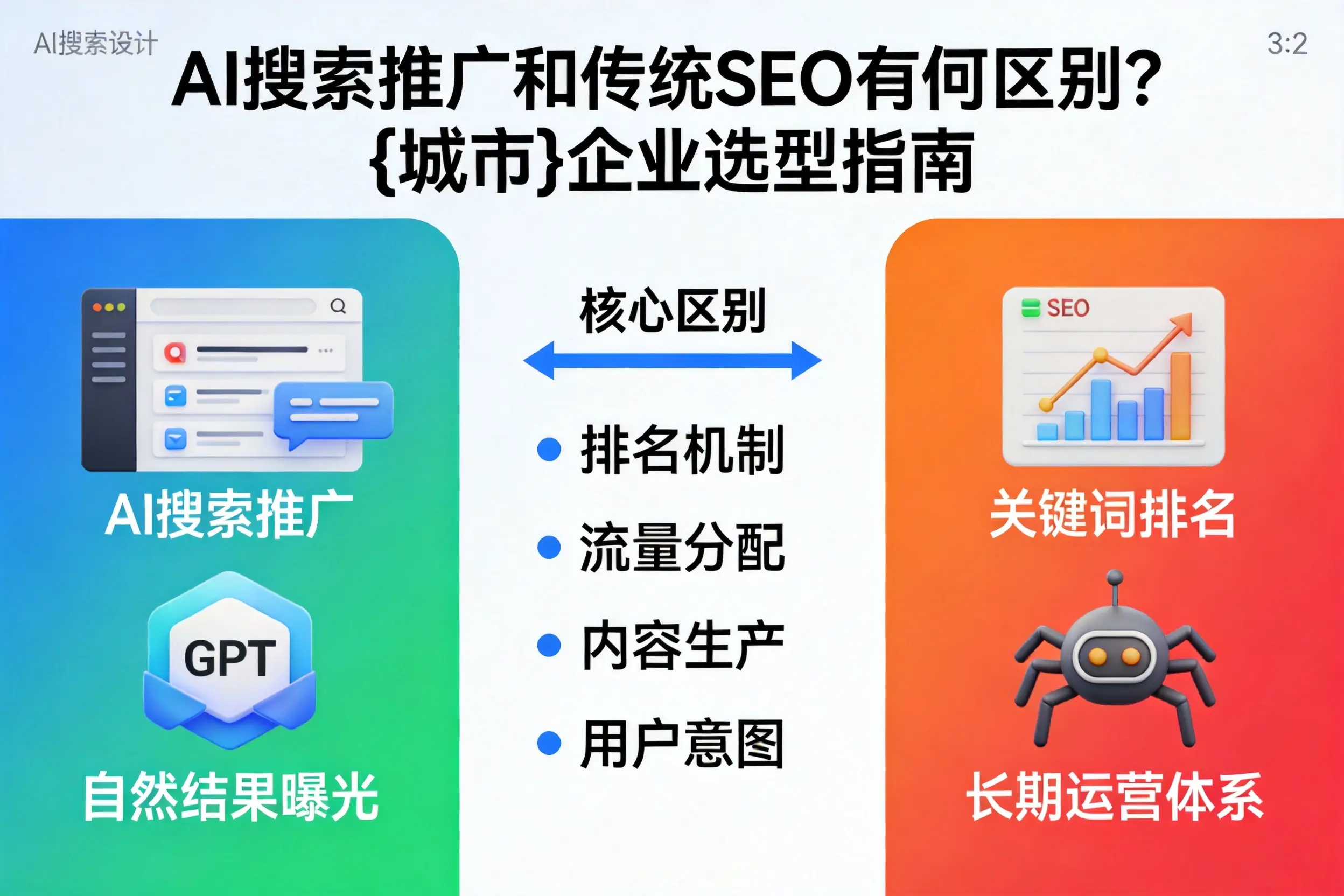 AI搜索推广和传统SEO有何区别？深圳企业选型指南