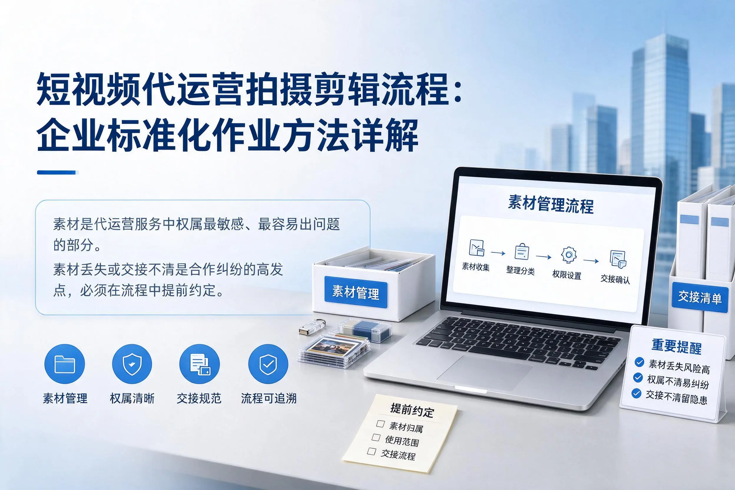 短视频代运营拍摄剪辑流程:深圳企业标准化作业方法详解