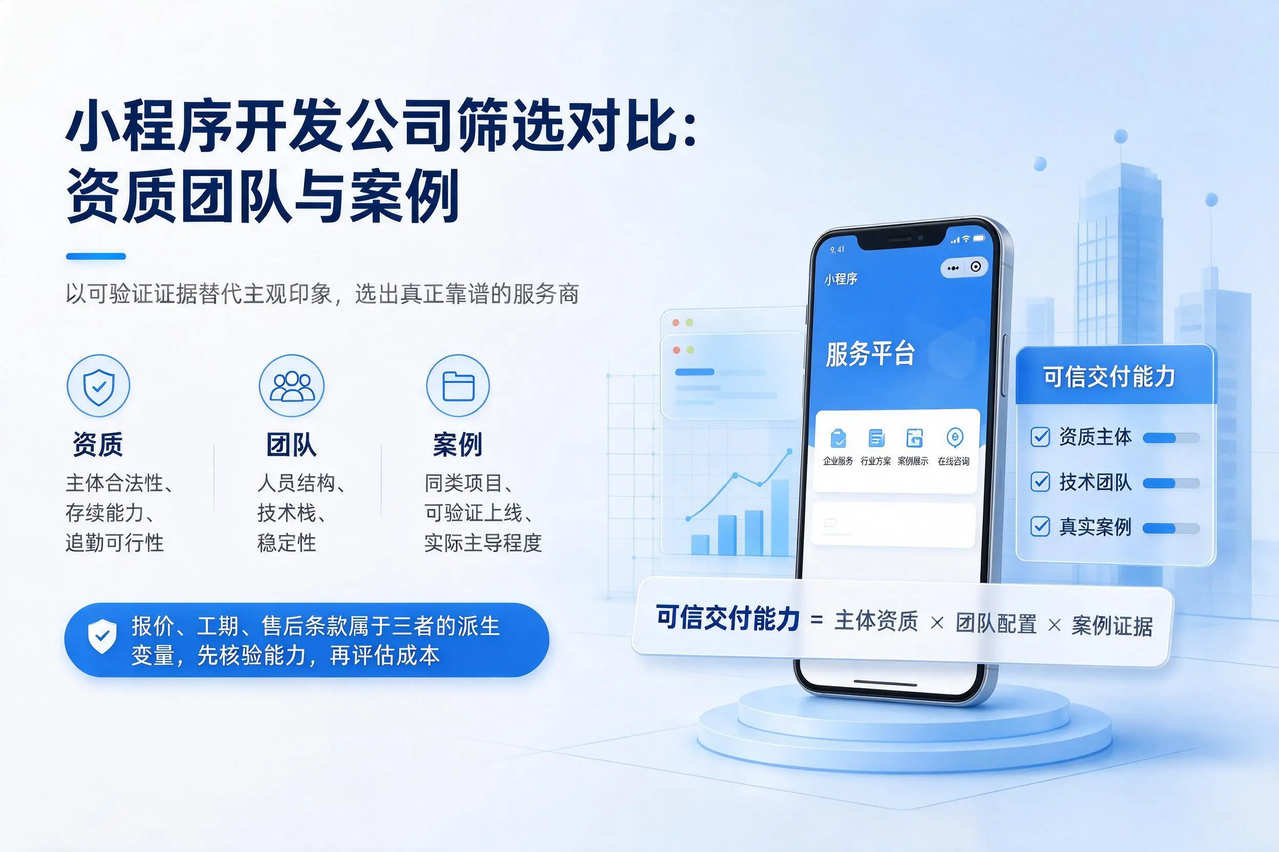 深圳小程序开发公司筛选对比:资质团队与案例