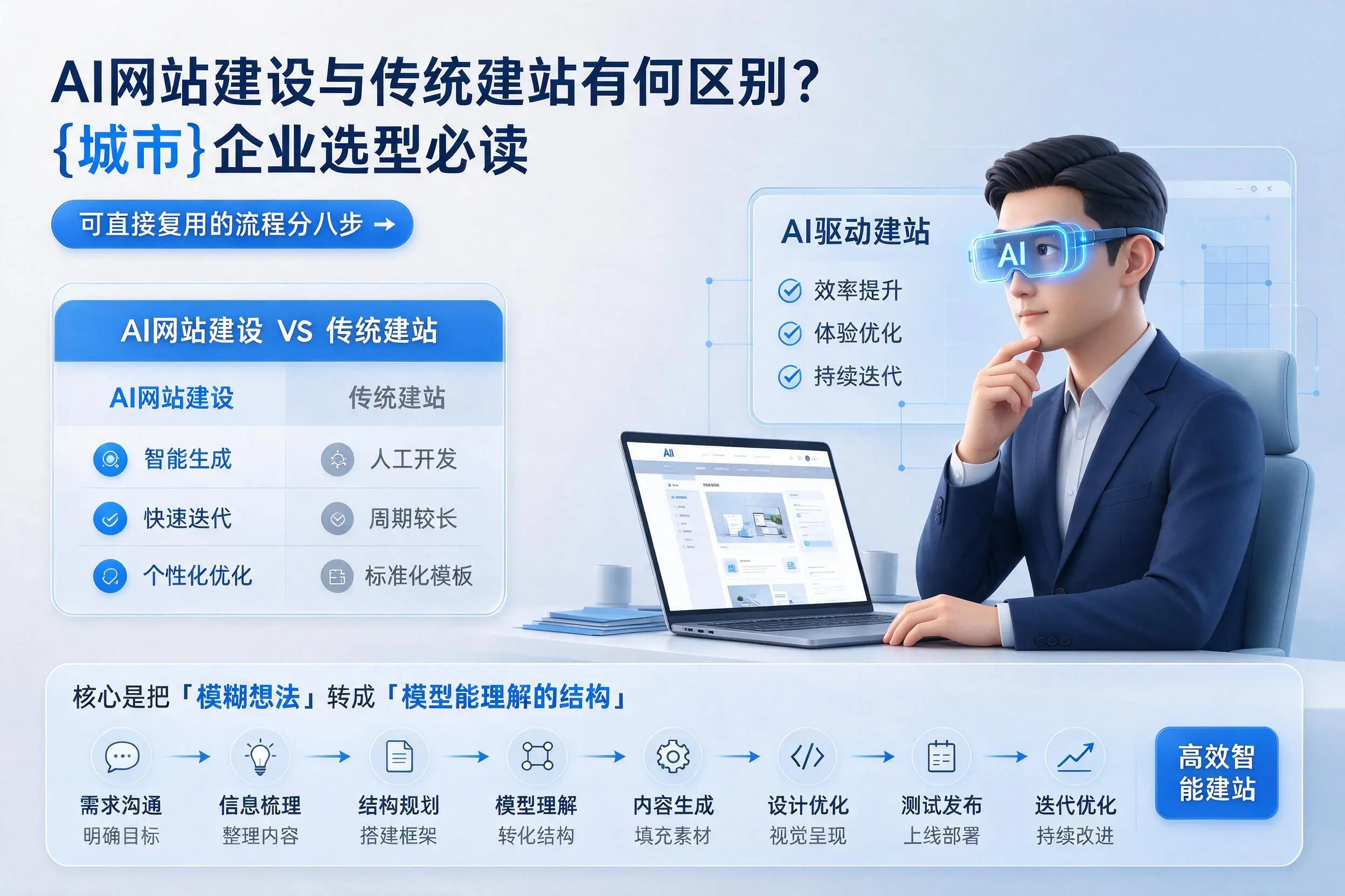 AI网站建设与传统建站有何区别？深圳企业选型必读