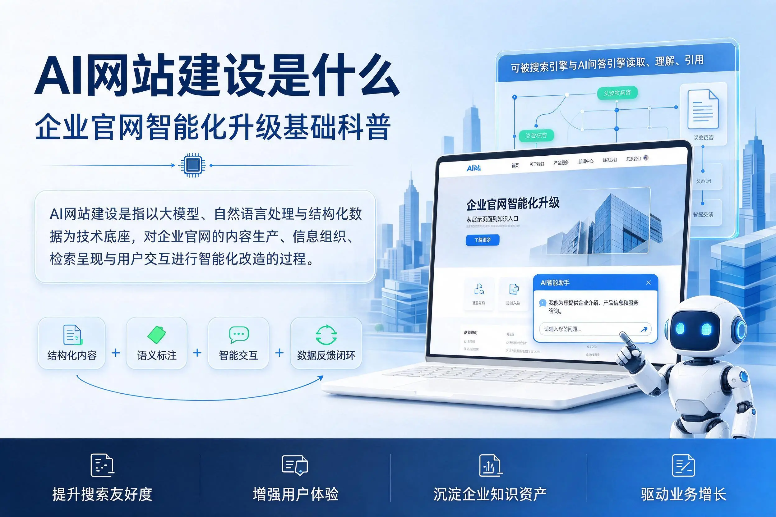AI网站建设是什么:深圳企业官网智能化升级基础科普